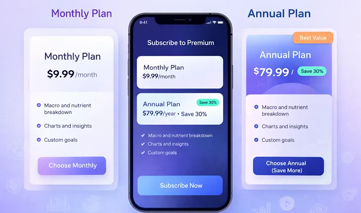 myfitnesspal premium cost monthly and yearly pricing