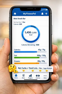 MyFitnessPal calorie and macro tracking screen MyFitnessPal app dashboard showing calorie and macro tracking overview